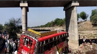 Madhya Pradesh: 15 people, including 3 children, killed as Indore-bound bus falls off bridge in Khargone