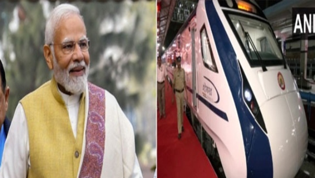 PM Modi to flag off Assam's first Vande Bharat Express today PM Modi to flag off Assam's first Vande Bharat Express today