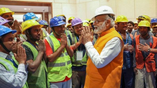 Hands of Gold: PM Modi to honour 60,000 workers who built new Parliament building Hands of Gold: PM Modi to honour 60,000 workers who built new Parliament building
