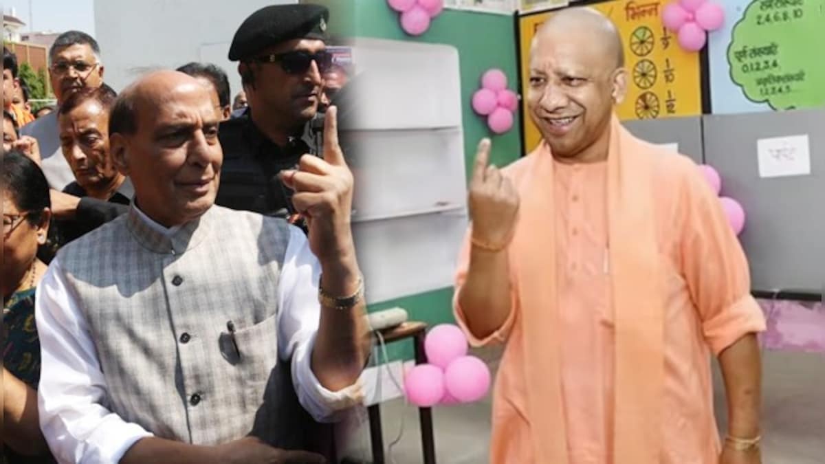 UP Municipal election 2023: 37 districts go to poll in first phase, Rajnath Singh, Yogi Adityanath cast vote