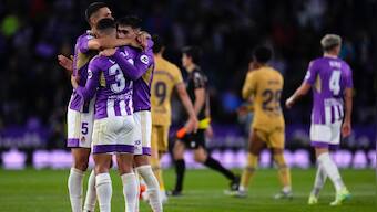 LaLiga: Real Valladolid beat champions Barcelona to boost survival hopes