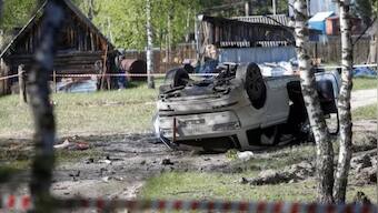 Russia blames Ukraine, US for car bomb attack