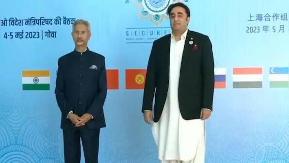 WATCH: Cold welcome by EAM Jaishankar to Pakistan FM Bilawal Bhuto at SCO meet