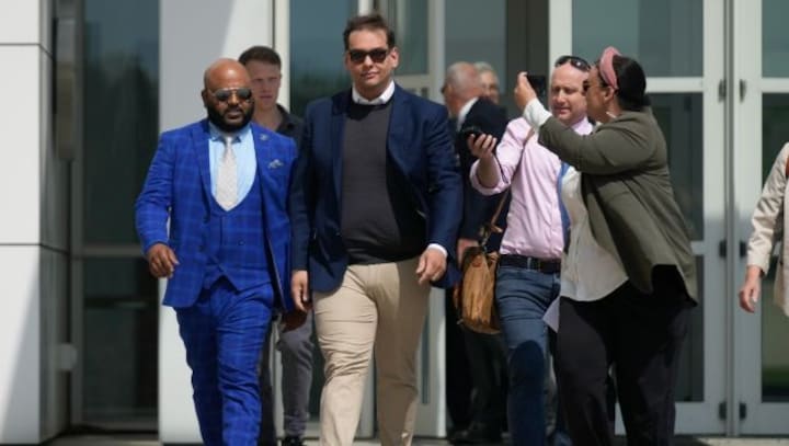 Republican leaders to wait for legal process to conclude with George Santos before taking action