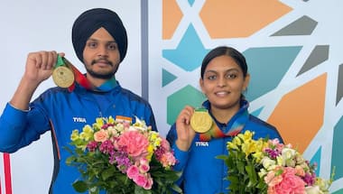 ISSF World Cup: India's Divya TS and Sarabjot Singh win 10m air pistol mixed team gold