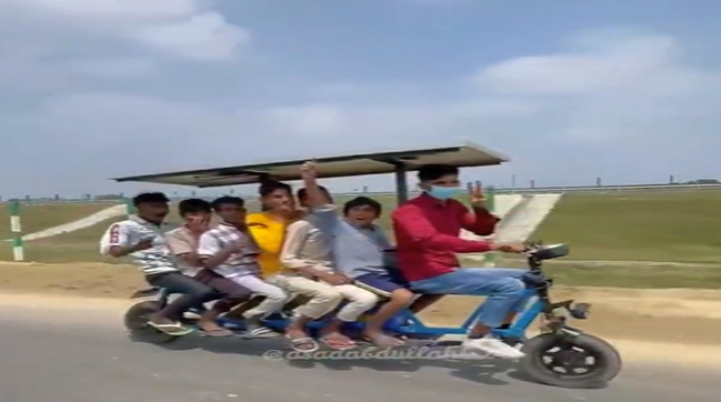 WATCH: Video of solar-powered 7-seater vehicle made from scrap wows Harsh Goenka WATCH: Video of solar-powered 7-seater vehicle made from scrap wows Harsh Goenka
