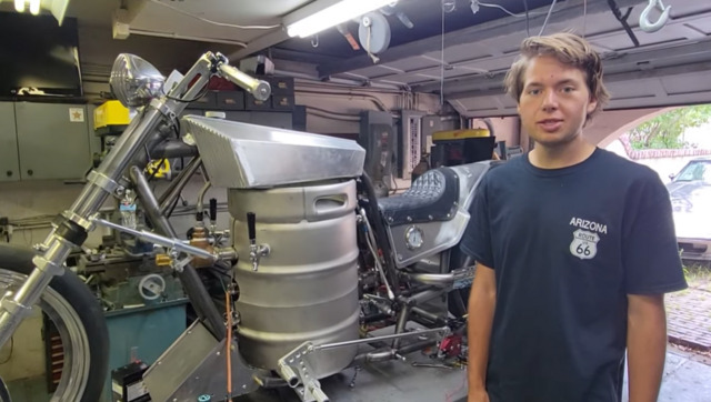 US man invents 'beer-powered' motorcycle; here's how it works US man invents 'beer-powered' motorcycle; here's how it works