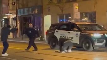 Viral: Toronto man uses his pet snake to attack victim during street fight, held