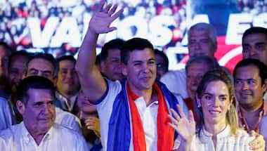 Santiago Peña of Paraguay ruling party's wins presidential election in landslide victory