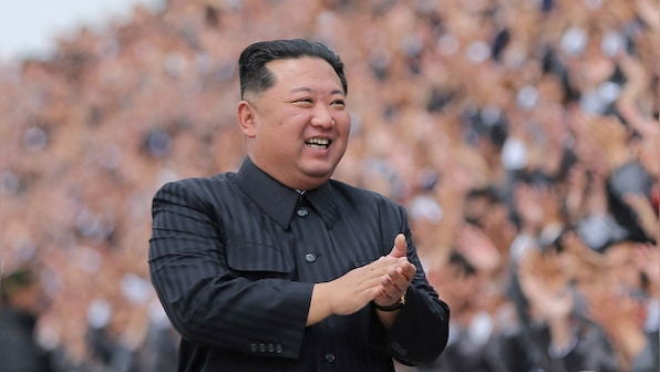 North Koreans told to risk all to protect portraits of Kim Jong-un as Typhoon Khanun approaches 
