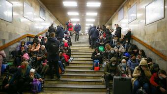 Russia launches large-scale offensive in Ukraine as Kyiv urges civilians to remain in shelters