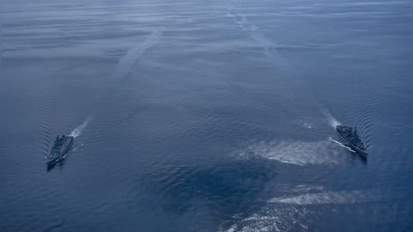 INS Delhi, INS Satpura successfully participate in ASEAN-India Maritime Exercises