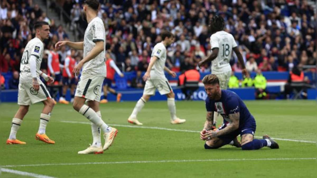 Ligue 1: Achraf Hakimi gets sent off with PSG's lead cut to five points after Lorient defeat