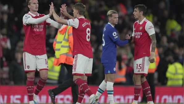Premier League: Martin Odegaard scores twice as Arsenal thrash Chelsea to reclaim top spot