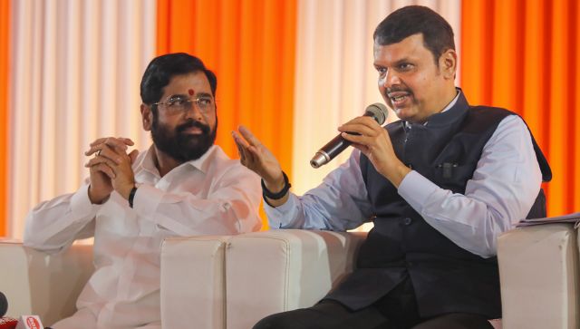 Maharashtra: Eknath Shinde Camp Meets Dy CM Devendra Fadnavis Late At ...