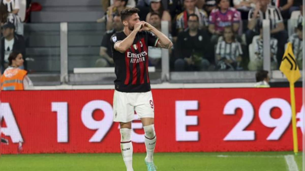 Serie A: Olivier Giroud seals win at Juve and Champions League spot for AC Milan