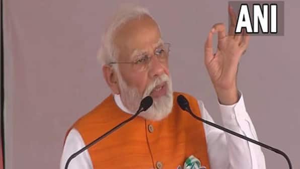 Karnataka Elections 2023: 'Congress making fake narratives, manifesto full of lies', says PM Modi during public rally