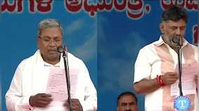 Karnataka Minister says Siddaramaiah will be CM for 5 years; Deputy CM Shivakumar points at Congress high command