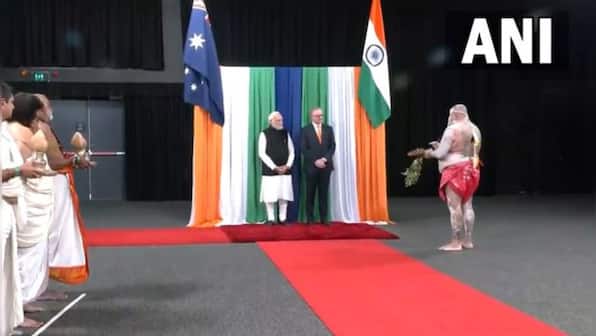 WATCH: PM Narendra Modi gets traditional welcome at Qudos Bank Arena in Sydney