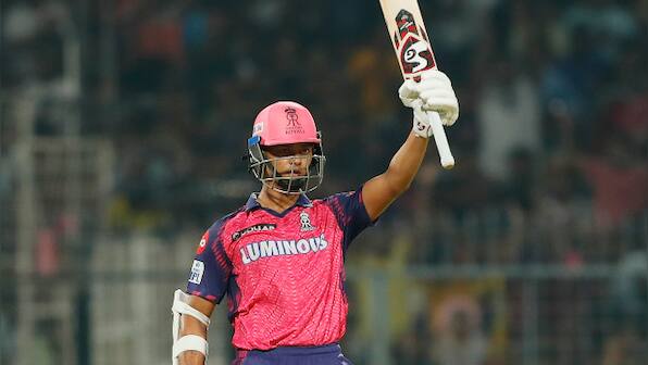 Yashasvi Jaiswal smashes fastest fifty in IPL history during KKR-RR clash at Eden Gardens