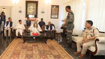 Manipur: Amit Shah visits Moreh on Myanmar border, meets Kuki leaders