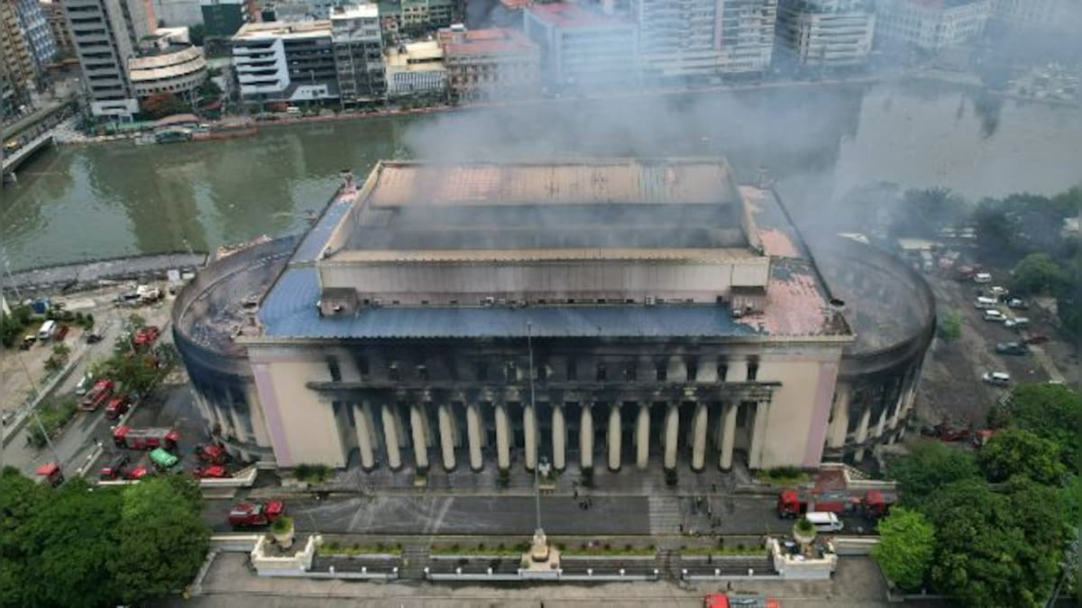 Fire destroys historic post office building in Manila, a nearly 100-year-old neoclassical landmark