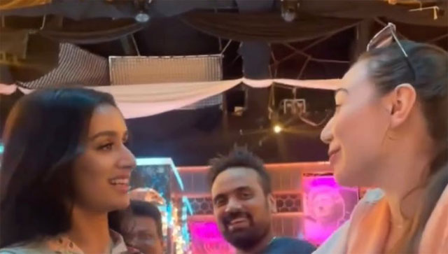 Throwback: when shraddha kapoor made a dance crew member's birthday on tu jhoothi main makkaar sets