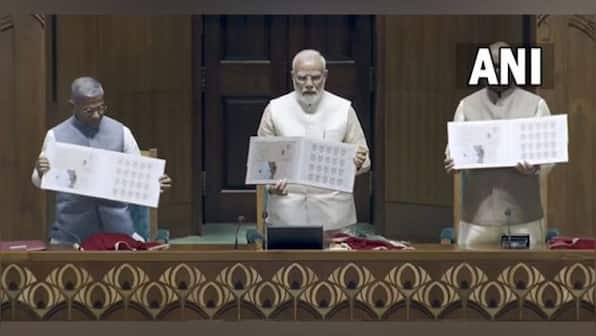 PM Modi releases special stamp, Rs 75 coin to mark inauguration of new Parliament building