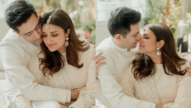 Parineeti Chopra shares dreamy engagement pictures with Raghav Chadha, says 'I said yes!' Parineeti Chopra shares dreamy engagement pictures with Raghav Chadha, says 'I said yes!'