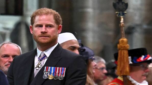 Why did Prince Harry jet out of London shortly after King Charles’ coronation?