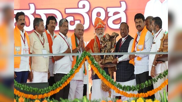 Karnataka Election: 'Congress created ecosystem to peddle lies,' says PM Modi in Shivamogga