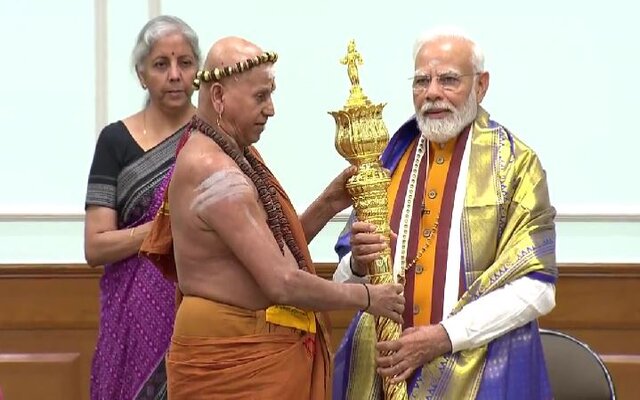 Sengol was disrespected, Nehru museum displayed it as walking stick, says PM ahead of new Parliament inauguration Sengol was disrespected, Nehru museum displayed it as walking stick, says PM ahead of new Parliament inauguration