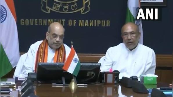 Manipur: Amit Shah chairs meeting with CM Biren Singh in Imphal; security forces crack down on militants