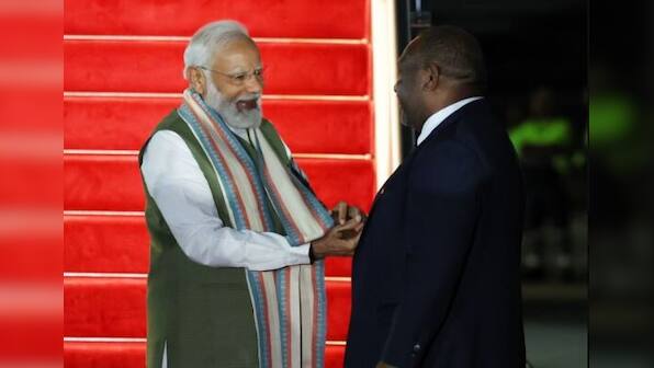 WATCH: Papua New Guinea prime minister touches PM Modi's feet on his arrival