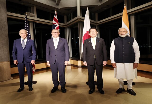 'Strongly oppose destabilising or unilateral actions': Quad leaders' thinly veiled swipe at China 'Strongly oppose destabilising or unilateral actions': Quad leaders' thinly veiled swipe at China