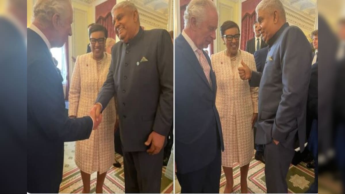 London: Vice President Dhankhar meets UK's King Charles III ahead of coronation ceremony