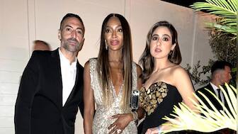 Sara Ali Khan poses alongside Supermodel Naomi Campbell at Cannes 2023
