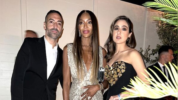 Sara Ali Khan poses alongside Supermodel Naomi Campbell at Cannes 2023
