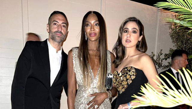 Sara Ali Khan poses alongside Supermodel Naomi Campbell at Cannes 2023 Sara Ali Khan poses alongside Supermodel Naomi Campbell at Cannes 2023