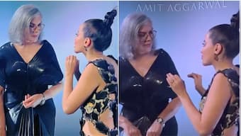 Watch: Zeenat Aman meets Uorfi Javed, fans think veteran actress isn't pleased with her fashion choices