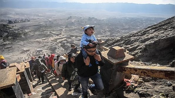 Explained: Why Hindu worshippers are climbing an active volcano in Indonesia