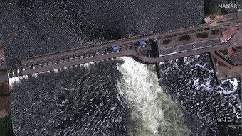 Nova Kakhovka Dam Collapse: Zelenskyy says 'rescuers being shot at by Russians from a distance' in flood-hit Kherson