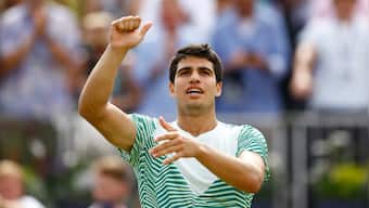 Queen's Club Championship: Carlos Alcaraz reaches final to close in on reclaiming top ranking