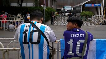 Chinese superfan books into Lionel Messi hotel for glimpse of his hero