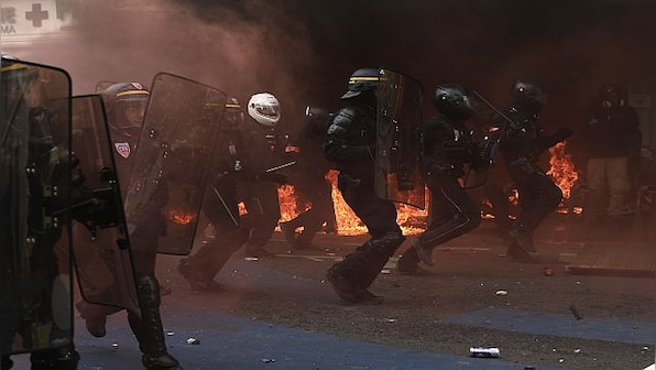 WATCH: Mob shout 'Allahu Akbar' during riots in France after teen shot by police