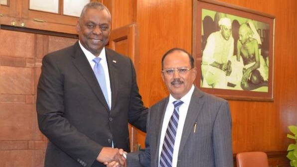 NSA Ajit Doval meets US Defence Secy Lloyd Austin, discusses ways to boost cooperation in maritime, military, aerospace