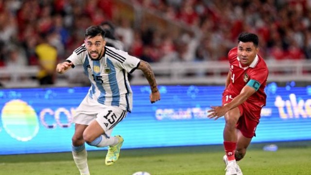 Without Lionel Messi, Argentina defeat Indonesia 2-0 in international friendly Without Lionel Messi, Argentina defeat Indonesia 2-0 in international friendly