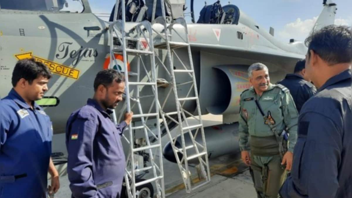 Deputy IAF chief flies sortie in LCA Tejas trainer combat aircraft, assesses indigenous fighter jet development projects