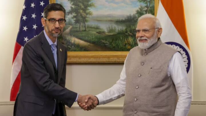 "Google to invest 10 Billion in India's digitisation," says CEO Sundar Pichai after meeting PM Modi