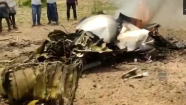 IAF trainer aircraft crashes in Chamrajnagar in Karnataka, pilots ejects safely IAF trainer aircraft crashes in Chamrajnagar in Karnataka, pilots ejects safely